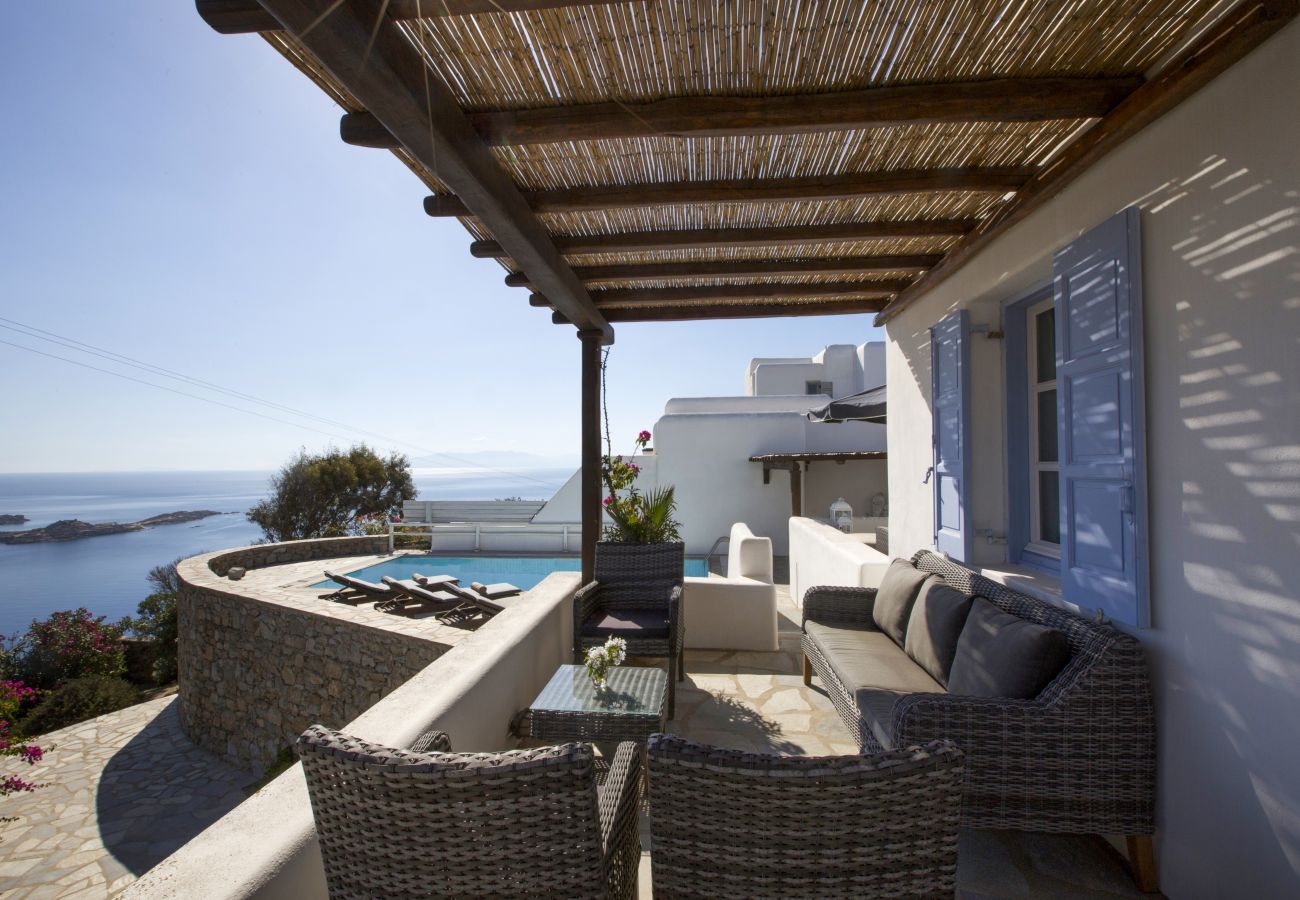 Villa in Mykonos - Gorgeous Villa Superb Views of Nammos, Psarrou Beach 