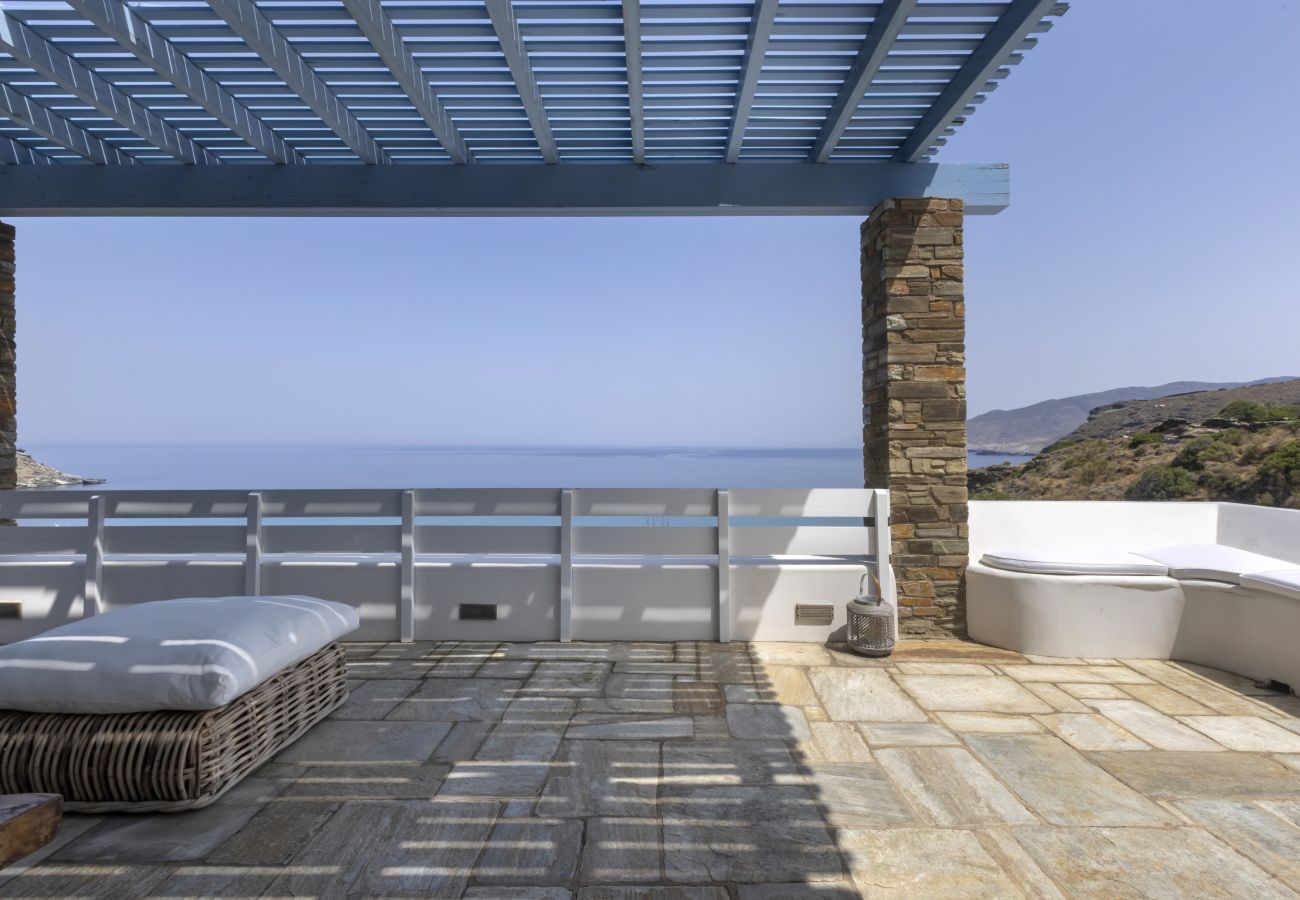 Villa in Andros - Luxury villa by the beach 