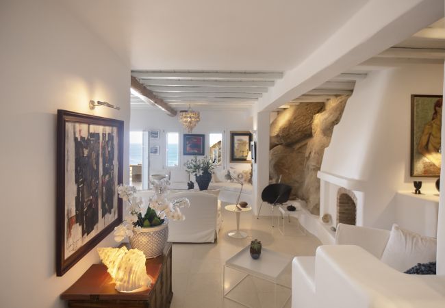 Villa in Mykonos - Villa Aerie - Sweeping sea views, eclectic style 