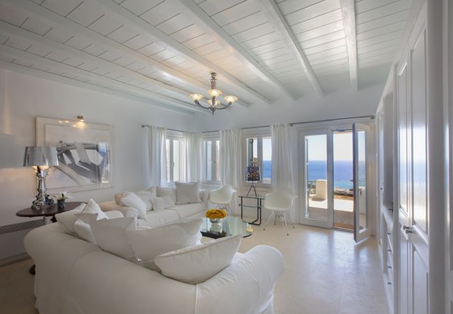 Villa in Mykonos - Villa Aerie - Sweeping sea views, eclectic style 