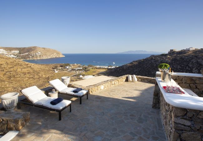 Villa in Mykonos - Villa Aerie - Sweeping sea views, eclectic style 