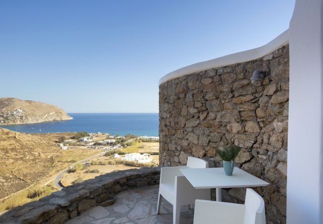 Villa in Mykonos - Villa Aerie - Sweeping sea views, eclectic style 