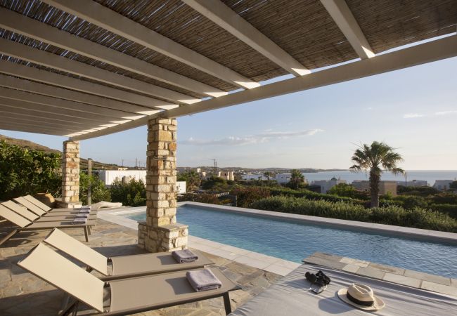 Villa in Ampelas - Ideal family Villa for 8 - Pool, Sea Views 