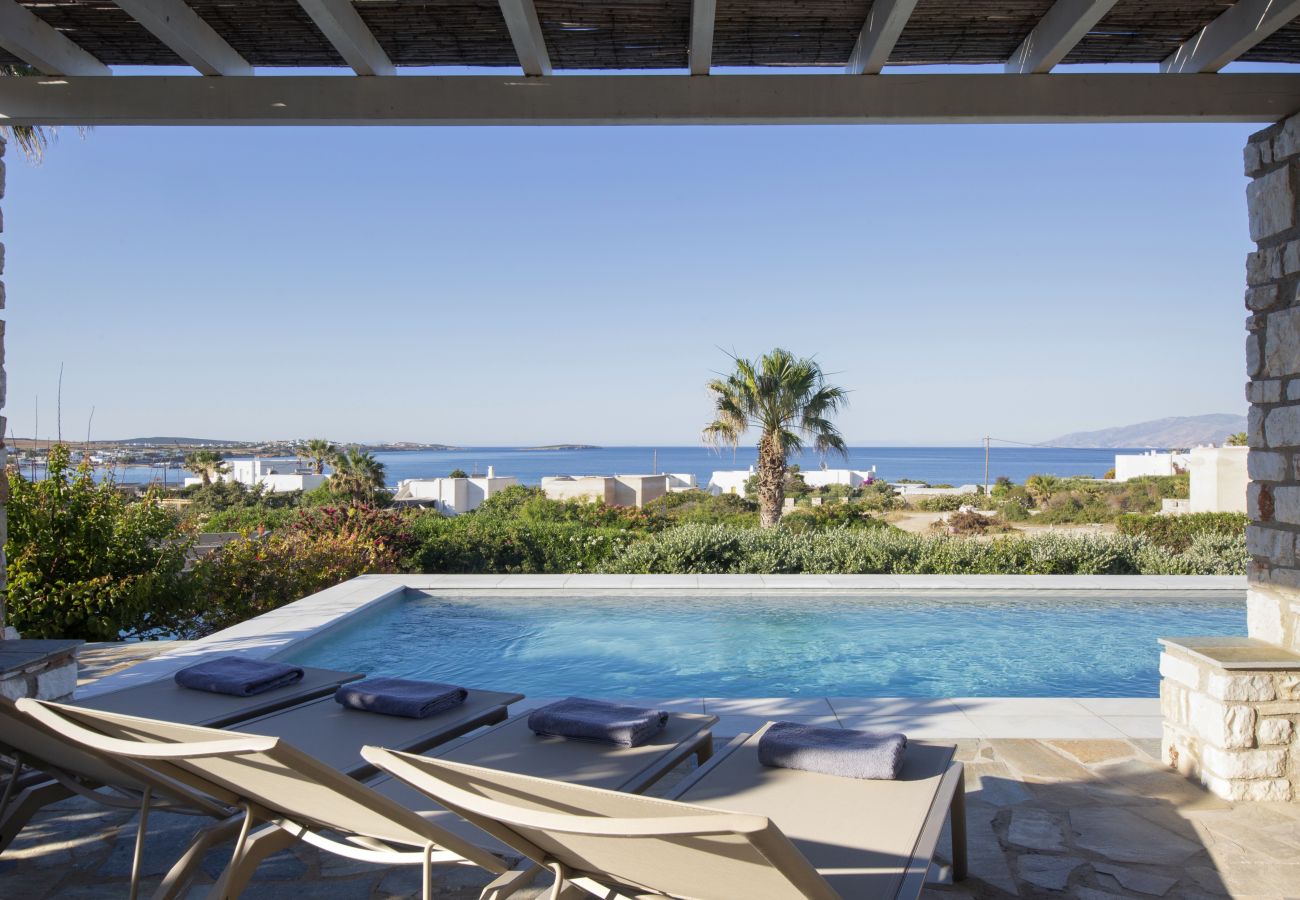 Villa in Ampelas - Ideal family Villa for 8 - Pool, Sea Views 