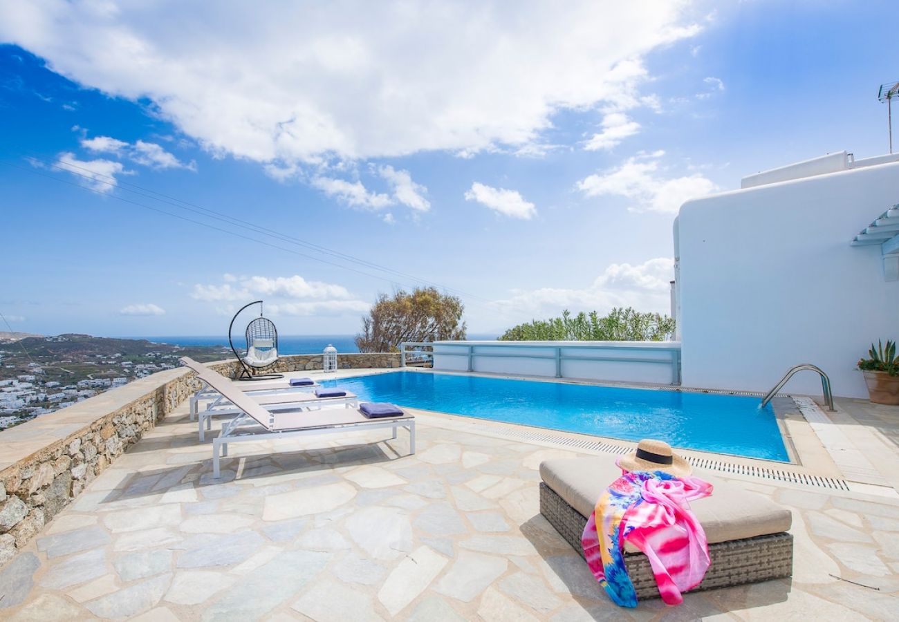 Villa in Mykonos - Mykonos Psarrou villas for 18 people 