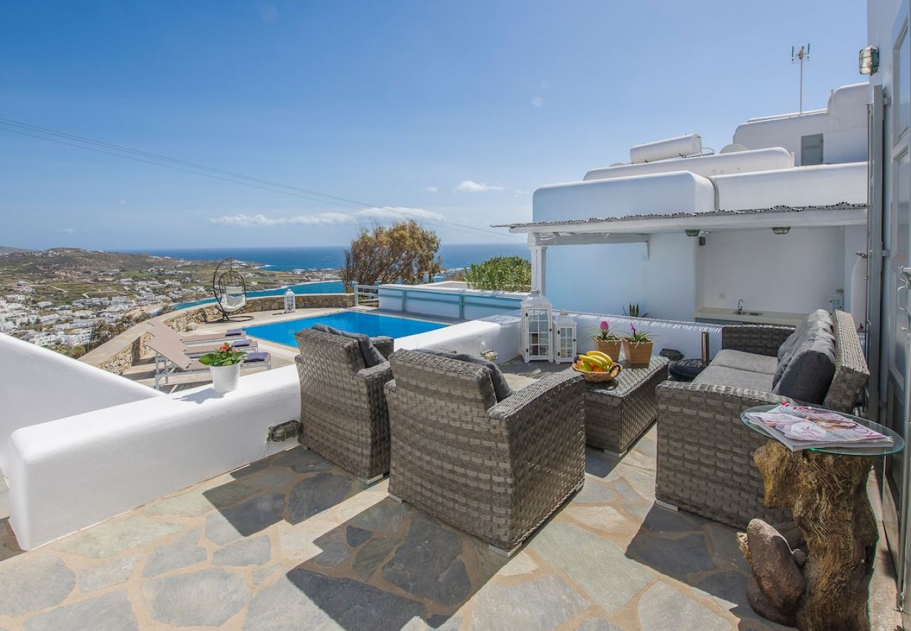 Villa in Mykonos - Mykonos Psarrou villas for 18 people 