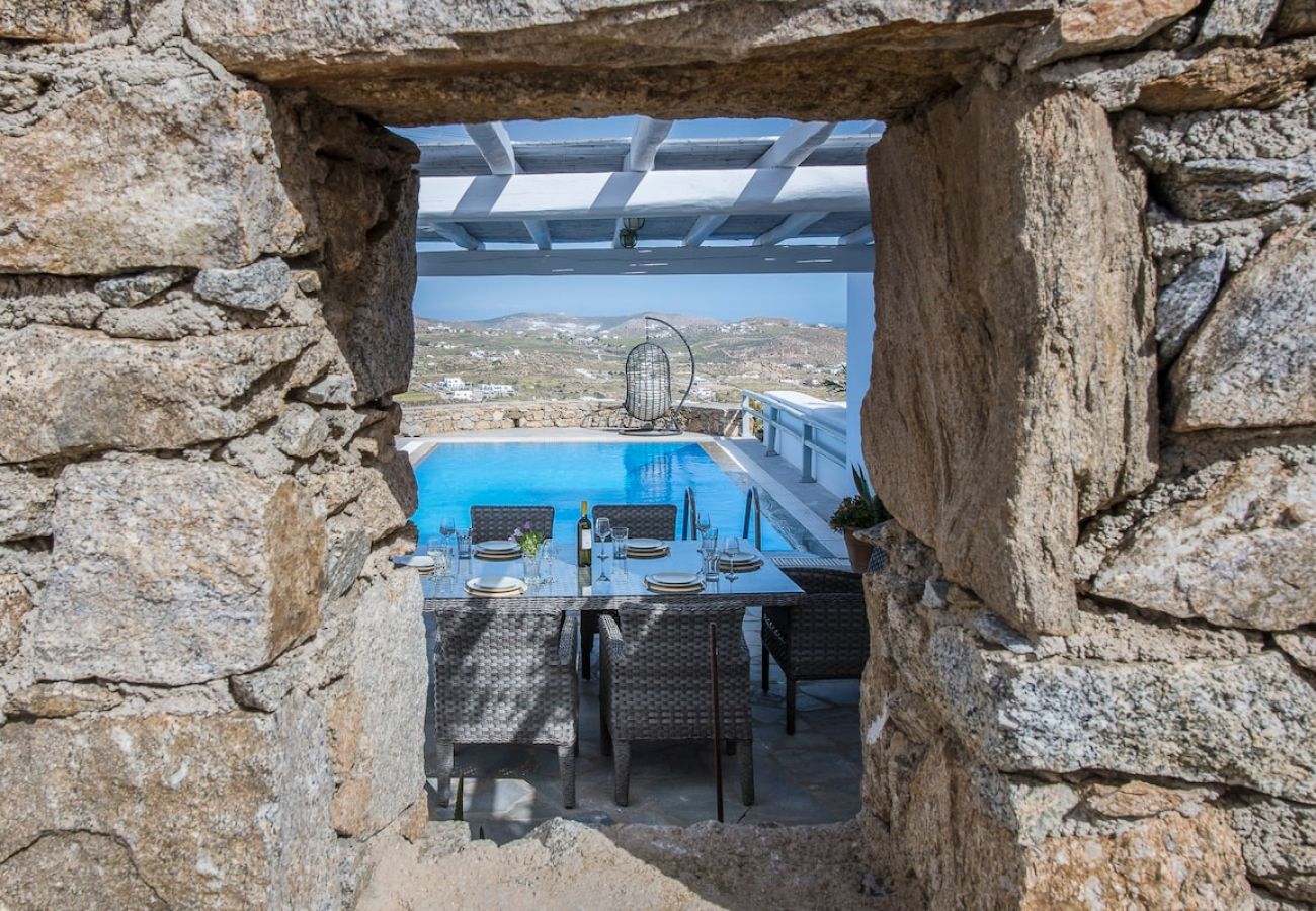 Villa in Mykonos - Mykonos Psarrou villas for 18 people 