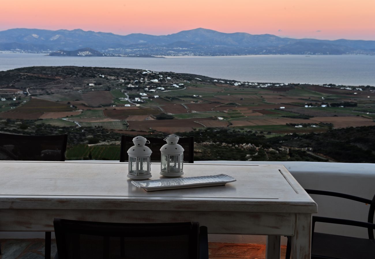 Villa in Naousa - Panoramic three villa complex with helipad 