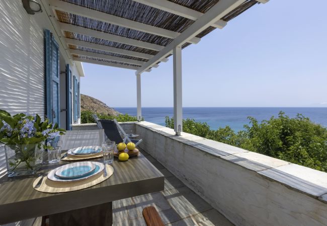 Villa in Andros - The White House by the beach